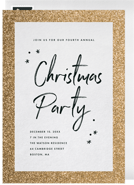 'Festive Frame' Christmas Party Invitation