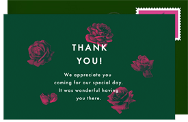 'Lovephool' Wedding Thank You Note