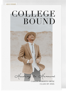 'Onward' Graduation Announcement