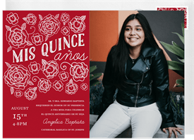'Mis Quince Años' Quinceañera Invitation