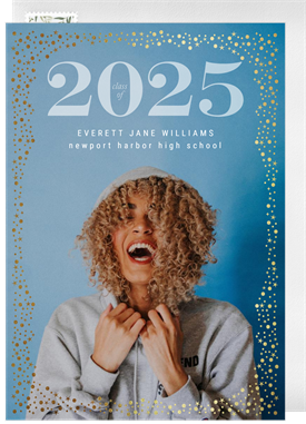 'Glimmering Grad' Graduation Announcement