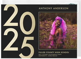 'Momentous Year' Graduation Announcement