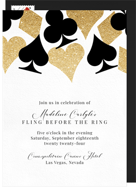'Destiny' Bachelor Party Invitation