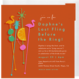 'Stir it Up' Bachelorette Party Invitation