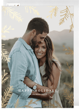 'Gilded Boughs' Holiday Greetings Card