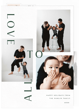 'Love To All' Holiday Greetings Card