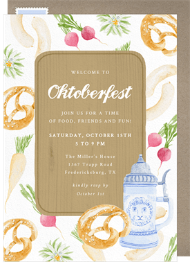 'Oktoberfest Classics' Entertaining Invitation
