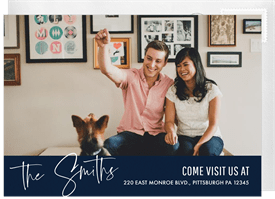'Newlywed New Home' Moving Announcement