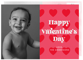 'Valentine Grid' Valentine's Day Card