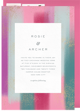 'Gallery' Wedding Invitation