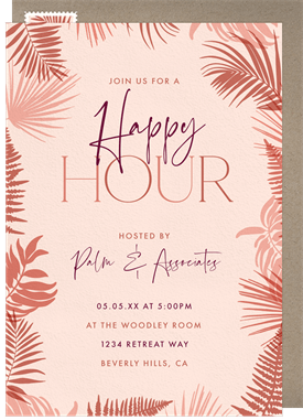'Tonal Tropics' Happy Hour Invitation