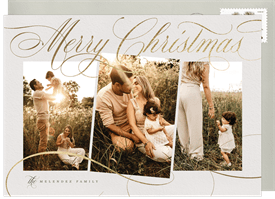 'Holiday Script' Holiday Greetings Card