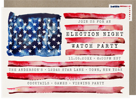 'Iconic Flag' Entertaining Invitation
