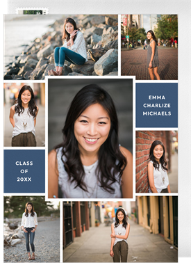 'Grad Snapshot' Graduation Announcement