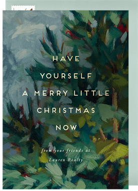 'Jewel Forest' Business Holiday Greetings Card