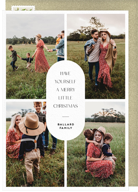 'Merry Moments' Holiday Greetings Card