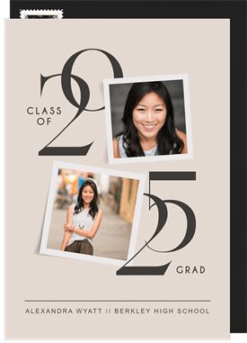 'Classy Class Year' Graduation Announcement