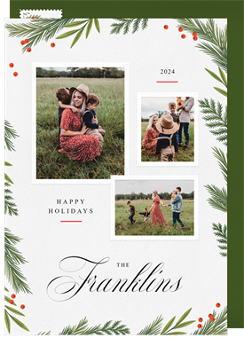 'Fountain Pen' Holiday Greetings Card
