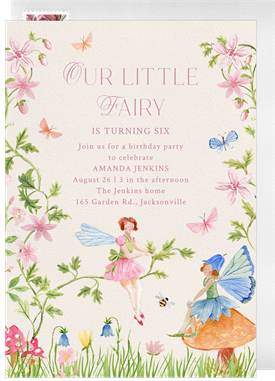 'Fairy Dream' Kids Birthday Card