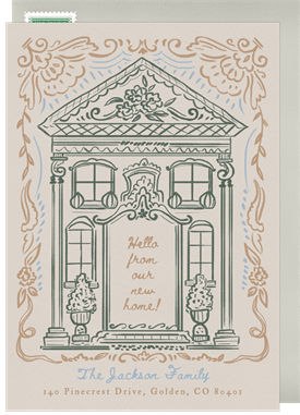 'Whimsical Welcome' Moving Announcement