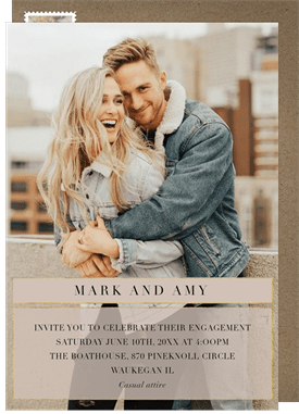 'Chic Overlay' Party Invitation