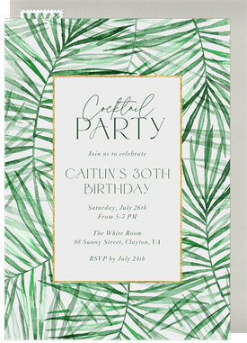 'Havana Overlay' Entertaining Invitation